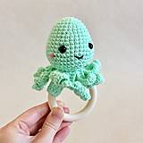 Hračky - Hrkajúca chobotnička (vo farbe na želanie) - 16009045_