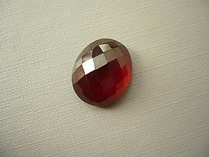 Minerály - Kabošon - granát spessartin 18 mm, č.19f - 16011248_