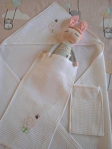 Detský textil - Osuška a uteráčik,pre detičky - 16008515_