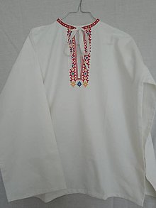 Pánske oblečenie - Vyšívaná košeľa II - 16010637_