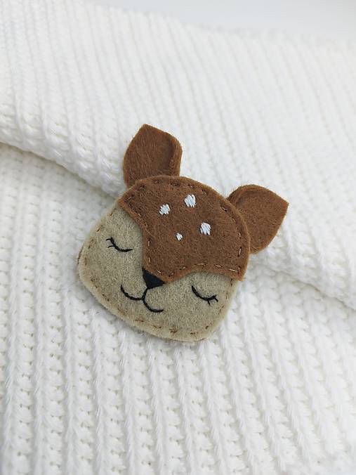 Detské doplnky - Detská brošnička (srnka) - 16013071_