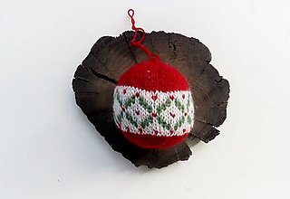 Dekorácie - Vianočné gule - trikolóra (kosoštvorec) - 16011802_