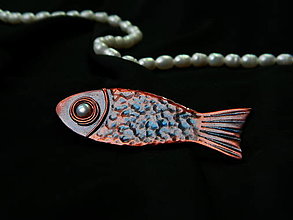 Brošne - Copper fish - 16012300_