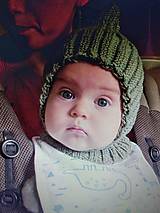 Detské čiapky - PIXIE KUKLA - 100% Baby merino - 16011900_