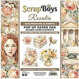 Papier - Scrapboys scrapbook papier Pop up 6x6 Rosalia - 16016541_