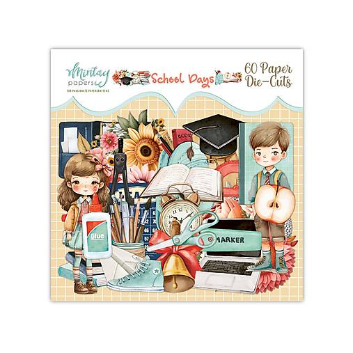 Papier - Mintay papierové výrezy School Days - 16016101_