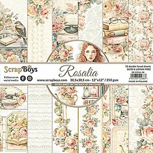 Papier - Scrapboys scrapbook papier 12x12 Rosalia - 16016521_
