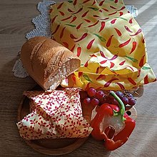 Príbory, varešky, pomôcky - Voskový obal na chlieb s uzatváraním - 16016513_