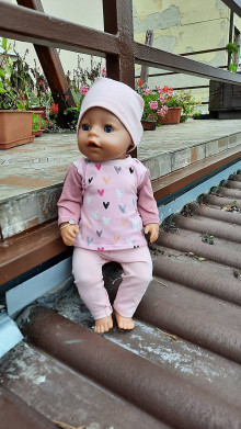 Hračky - Set oblečenia pre bábiku baby born - 16016747_