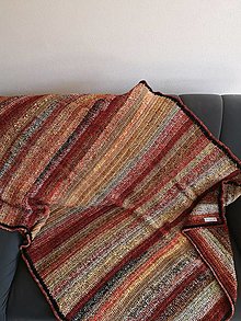 Úžitkový textil - háčkovaná deka - 16017034_