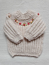 Detské oblečenie - Teplučký pulóvrik s alpakou - 16018215_