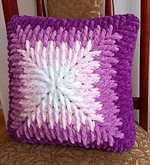 Úžitkový textil - Vankúš  ružovo fialový - 16019090_