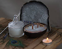 Sviečky - Kokosová sviečka - drevený knôt - 16018451_