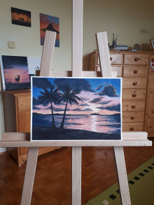 Obrazy - Obraz Západ slnka na pláži - 16018410_