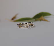 Prstene - Snubný prsteň tepaný - 16021123_