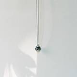 Náhrdelníky - Strieborný náhrdelník s taveným príveskom - 16020390_