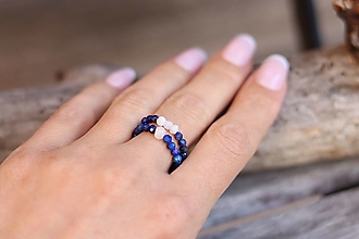 Prstene - Prsteň lapis lazuli - 16021370_