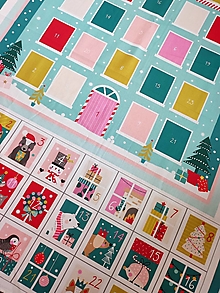 Textil - Adventný kalendár Advent House - panel - 16026411_