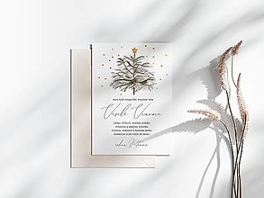 Papiernictvo - Vianočný pozdrav Zasnežený strom 2 - 16027700_