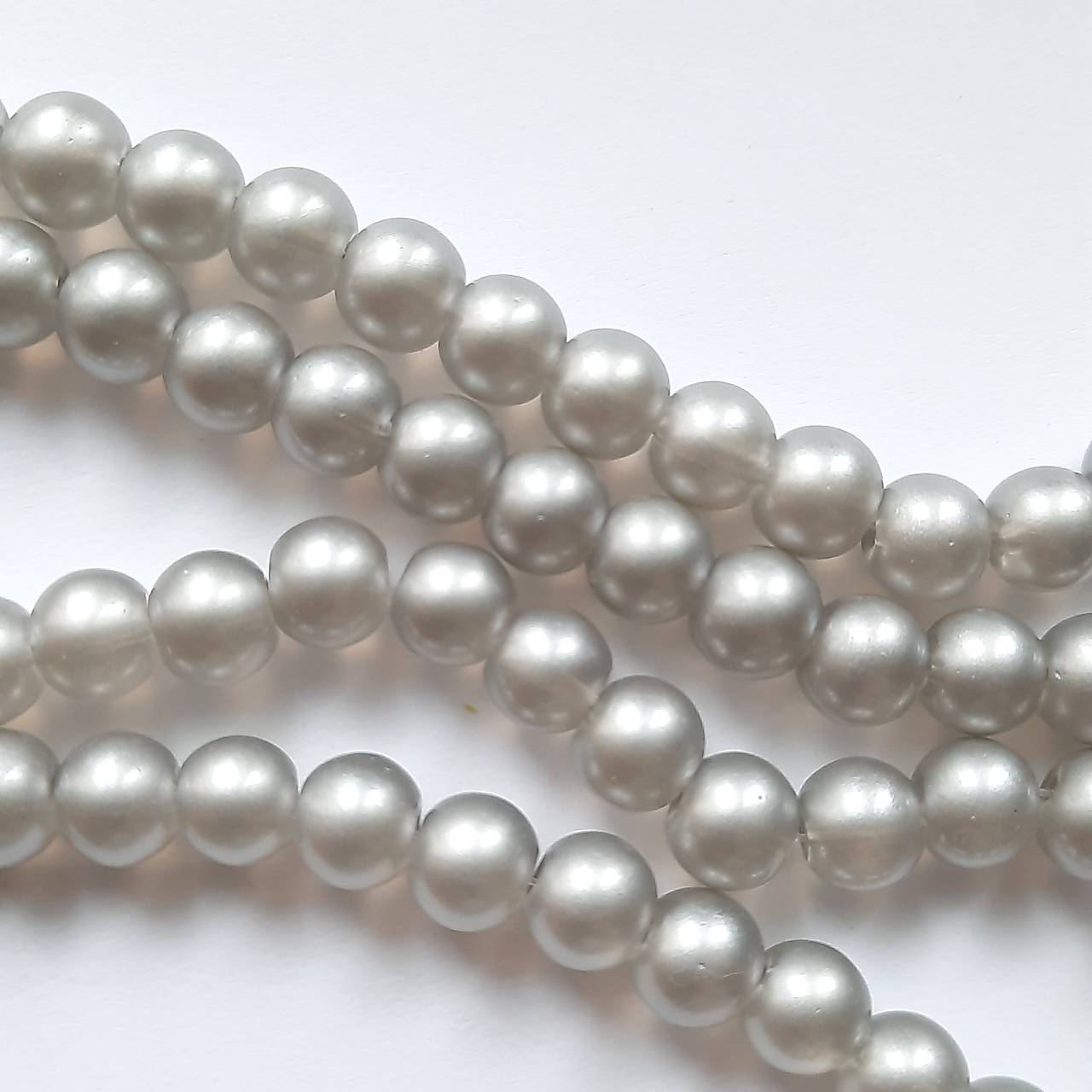 Sklenené korálky TRANSP 8mm-1ks