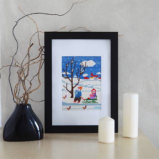 Obrazy - Obraz Na sánkovačke - 16025126_