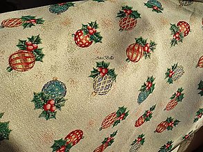 Úžitkový textil - OBRUS Vianočné gule - 16026358_