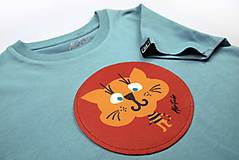 Topy, tričká, tielka - Detské príbehové tričko KOCÚR, zábavná animácia, AR - 16024578_