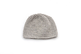 Detské čiapky - Béžová čiapka MERINO - 16030031_