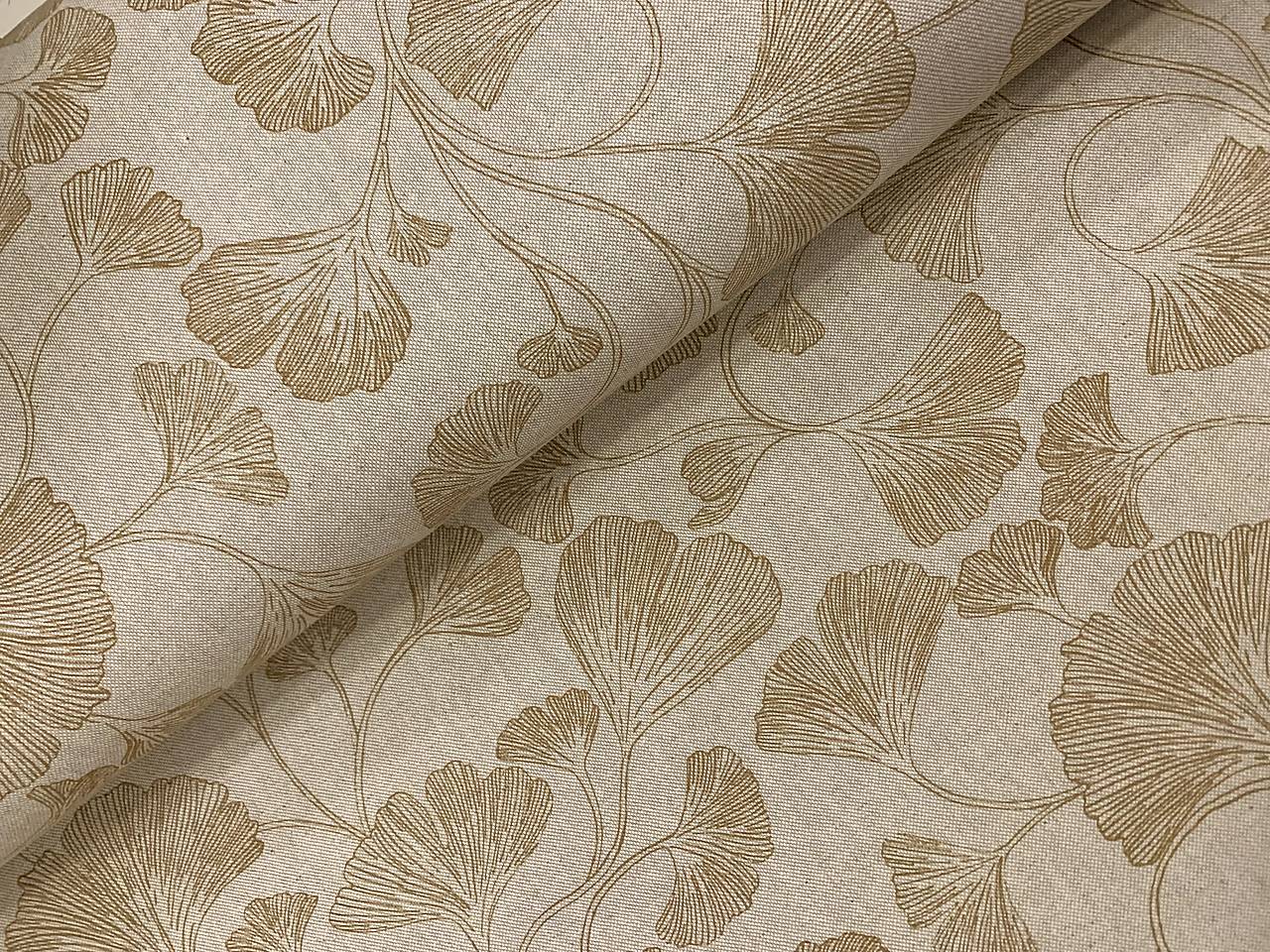 ❤️BAVLNA DEKOR TALIANSKO❤️OKROVE GINKO NA REZNEJ BAVLNE❤️