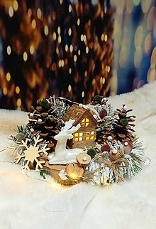Dekorácie - Vianočná, zimná dekorácia - 16028492_