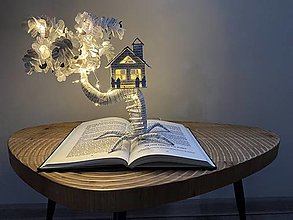 Svietidlá a sviečky - Rozprávkový domček na strome - dekorácia a osvetlenie v jednom - 16030603_