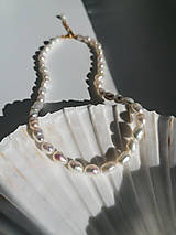 Sady šperkov - Sonata - sada šperkov z bielych barokových perál - 16030055_