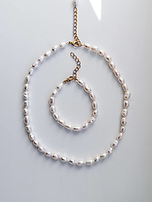 Sady šperkov - Sonata - sada šperkov z bielych barokových perál - 16030048_