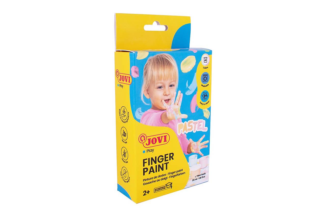 - 50% JOVI prstové farby 6x35 ml, pastelové, pôvod. cena 10,50€