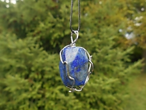 Pánske šperky - king blue.lazurit-lapis lazuli-prívesok - 16033111_