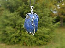 Pánske šperky - king blue.lazurit-lapis lazuli-prívesok - 16033116_