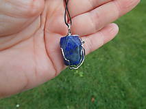 Pánske šperky - king blue.lazurit-lapis lazuli-prívesok - 16033120_