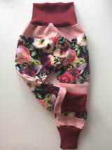 Detské oblečenie - softshellové nohavice ružička 92 - 16033511_