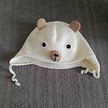 Detské čiapky - Čiapočka medveď - 16035403_