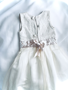 Detské oblečenie - Dievčenské šaty na príležitosť - 16035330_