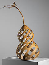 Svietidlá - Gourd #G15 | Kalabasa, prírodná drevená lampa a dekorácia - 16032902_