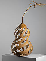Svietidlá - Gourd #G15 | Kalabasa, prírodná drevená lampa a dekorácia - 16032904_