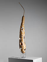 Gourd #G24 | Kalabasa, prírodná drevená lampa a dekorácia