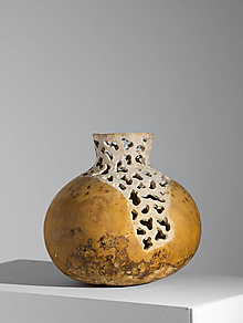 Svietidlá - Gourd #G21 | Kalabasa, prírodná drevená lampa a dekorácia - 16034259_