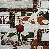 Dekorácie - Art quilt babie leto - 16037779_