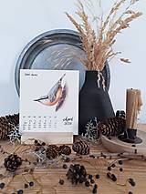 Papiernictvo - Kalendár vtáky v darčekovom balení - 16036469_