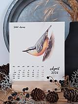 Papiernictvo - Kalendár vtáky v darčekovom balení - 16036471_