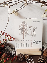 Papiernictvo - Kalendár byliniek a stromov v darčekovom balení - 16037039_