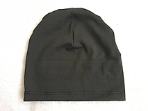 Detské čiapky - Tenká čiapka, khaki 51-53cm - 16035905_