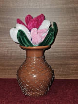 Dekorácie - Opletaná váza - 16035785_